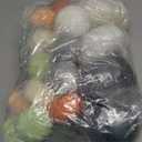 24 Pcs Bulk Assorted Rustic Harvest Artificial Pumpkins Foam Pumpkin in White Orange Green Teal for Fall Autumn Halloween Decoration Thanksgiving Party Home Kitchen Decor Baby Shower Wedding