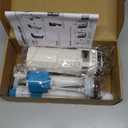 2-Inch Top Dual Flush Valve Repair Kit for One Piece Toilet (10"-13" Tank Height) - Fits 2.44"-2.83" Drain Holes | Includes 2-Inch Flush Valve, 2.2" Thread Push Button, Fill Valve