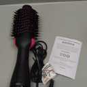 REVLON One-Step Volumizer Hair Dryer and Styler with Improved Motor  Easy Salon-Style Blowouts  Less Frizz, More Shine, and Reduced Heat Damage, for all Hair Types and Lengths (Black) (1.0 VOLUMIZER UPDATED MOTOR LIFE)