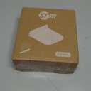 STORAGE MANIAC Floating Book Shelves for Wall Mounted Invisible Floating Bookshelves Heavy-Duty Steel Hidden Bookshelf Hanging Bookshelves for Bedroom Living Room Office, White 4-Pack