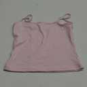 Trendy Queen Womens Adjustable Camisole Sleeveless Square Neck Spaghetti Strap Tank Tops Basic Shirt, S