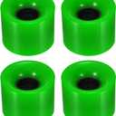 YOKIVE 4 Pcs Skateboard Wheels, 78A Skate Scooters Replacement, Great for Skateboarding, Outdoor Street Sports (Green, 60mm OD)