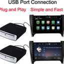 USB External Car Universal CD Player USB Connection Portable CD Player for Car Android Navigation/TV/MacBook pro/Laptops Desktops with Plug and Play