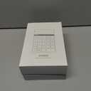 2 x Pocket Calculator, Kids 8 Digit Small Desktop, LCD Display, Cute & Aesthetic Mini Calculator (Beige, S)