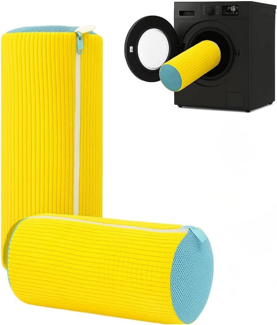 Shoe Washing Machine Bag, Laundry Shoe Bag for Washer and Dryer, Shoe washing Bag for Sneaker, Tennis Shoes, Unstain Cleaner. wash bag with mesh, Ykk zipper, soft fibers