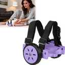 Adjustable Guinea Pig, Rabbit and Hamster Wheelchair for Back Legs Mobility Aid, Soft TPU Tires with Raps (Medium)