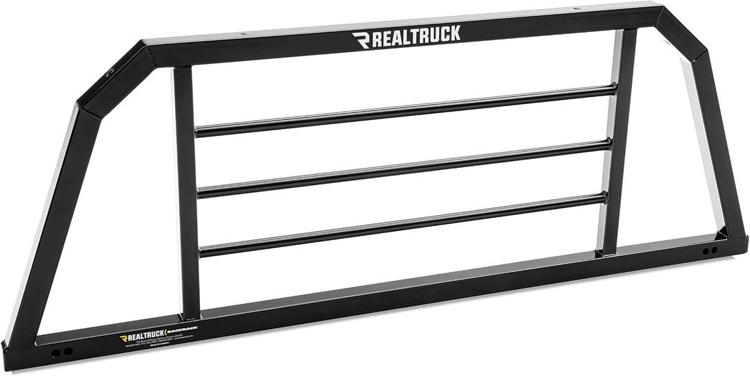 RealTruck BACKRACK SRX Rack Non-Lighted Frame | Black, No Drill | SRX700 | Fits 1999-2025 Ford F-250/F-350/F-450