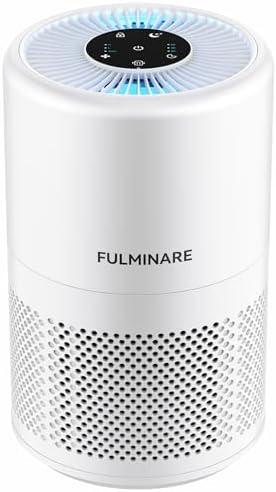 FULMINARE Air Purifiers for Home Large Room, 1095 Ft² Coverage, True HEPA Air Purifier for Bedroom, Pets, Smokers, PM2.5, VOCs... Air Cleaner with Auto Variable Frequency, Sleep Mode, Timer