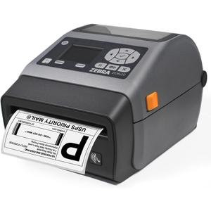 Zebra ZD620d Direct Thermal Desktop Printer ZD620 with Cutter + LCD Screen 203 dpi Print Width 4 in Bluetooth Interface-Ethernet, Serial, USB - ZD62142-D2EF00EZ