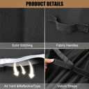 QuliMetal 63 Inch Grill Cover for Weber Genesis 300 Series and New 2022 Genesis 300 Grill, Heavy Duty Waterproof Fade Resistant Outdoor BBQ Grill Cover with Elastic Drawstrings, Compared to Weber 7757