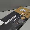 Glass Weekly Dry Erase Calendar Board 23"x9.5" (Black)