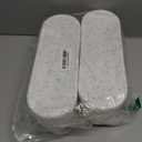 BALCI Ice Cream Containers - 2 Quart Ea. (Set of 2) - Premium Reusable Freezer Storage for Homemade Ice Cream Tub for Sorbet, Frozen Yogurt - Flexible Silicone Lids, Long Scoop - White With Sprinkles