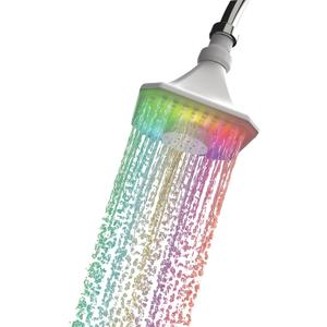 Bluetooth shower speaker waterproof with lights- color changing showerhead- shower light LED- Perfect bathroom speaker, shower light- Enjoy light up shower head with Music in The Shower