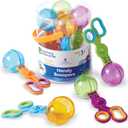 Learning Resources Handy Scoopers - Sensory Bin Sand Toys, Fine Motor, Montessori for Kids, Plastic Tweezers, Therapy Games for Toddler, Homeschool Preschool Supplies, Gifts for Boys and Girls