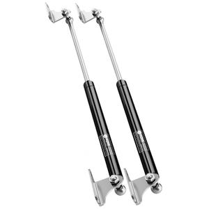 28 Inch 100Lbs 445N Gas Struts for Heavy Lid RV Bed Trailer Door Tool Box Floor Hatch Camper Underbed Storage Truck Tonneau Cover, 28" DIY Gas Lift Shocks Kit with L Mount Brackets, 2 Pcs by IAQWE