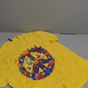 Peace Love 60's 70's groovy Costume Colorful Flowers T-Shirt, 2XL