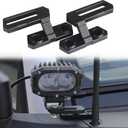 Seven Sparta Dual A-Pillar Light Mount Off-Road Ditch Lights Mounting Brackets Compatible with Ford Bronco Accessories 2/4 Door 2021 2022 2023 2024 2025 2026 (1 Pair)