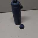 Stanley IceFlow Fast Flow Water Bottle | Angled Spout Lid | Lightweight & Leakproof for Travel & Sports | Insulated Stainless Steel | BPA-Free (24 Ounces, Navy)