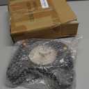 Gamepad-Shaped Wall Clock, Mantel Clock for Gamers, Metal, Black, 7.4 x 6.0 inches, Quiet Sweep Second Movement, Unique Video Game Decor