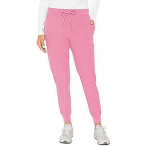 Med Couture Scrub Jogger Pants for Women, Seamed Bottoms with 4 Spacious Pockets MC8721, Size M