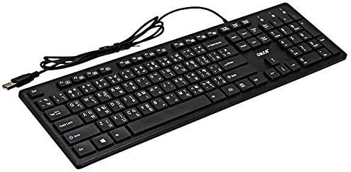 KB518 Oker Keyboard Thai Language Black Waterproof from USB Slim+Desktop