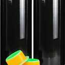 CHUANGSEED Stretch Film 12 in x 1000 ft Moving Wrapping Plastic Shrink Film Strength Stretch 80 Gauge Durable Industrial Strength,Black,2 Pack