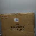 32in Desk Riser for Standing or Sitting, Standing Desk Converter, Height Adjustable Sit Stand Desk Converter, Fully Assembled Monitor Laptop Riser Workstation for Home Office, Black