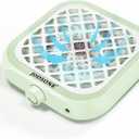 JODSONE 6000RPM Mini Nail Dust Collector Powerful Suction Portable PocketSized Nail Salon with 30 Filters Green