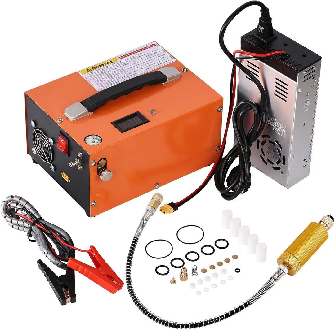 Generic Portable household, outdoor 12V air compressor 110V/, 4500Psi/30Mpa/300Bar