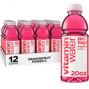 vitaminwater zero sugar power-c, electrolyte enhanced water w/vitamins, dragonfruit drinks, 20 fl oz (Pack of 12, BB: 02/09/2026)