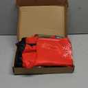 2 Pcs Merry Christmas Feather Flag 2.5 x 12 ft Christmas Feather Banner Weather-resistant Knitted Polyester Stand Signs for Businesses Advertising Xmas Outdoor Home Decor - Flag Only