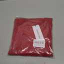 Women's High Waist A-Line Pleated Mini Skirt Short Tennis Skirt (Red, L)