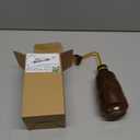 Watering Can for Seedlings, Tiny Watering Bottle for Small Desk Plants Andsucculent Plants 0.45L (Brown)