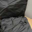 Golf Cart Enclosure 2 Passenger for Yamaha G29 Drive 2 600D Waterproof Windproof Driving Rain Cover Fit 2-Seater Short Roof with 4-Sided Clear Windows Mirror Openings Roll-up Zipper Door Black