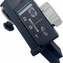 Bizerba Sharpening Stone Attachment for Deli Slicers - Coarse & Fine Stones - Made in Italy by Cozzini Cutlery Imports - Black