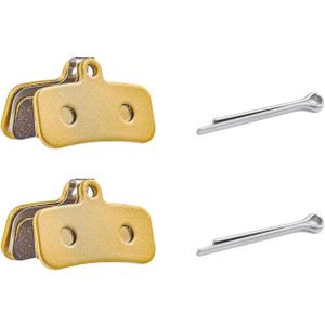 2-Pack Front & Rear Disc Brake Pads Replacement Compatible with Shimano ZEE M640 Shimano Saint M810 M820 Electric Dirt Bike Replacement Parts, Durable Copper Electric Dirt Bike Brake Pads