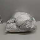 CozyLux Full Size Comforter Set - 3 Pieces Light Grey Soft Luxury Cationic Dyeing Bedding Comforter for All Season, Light Gray Breathable Lightweight Fluffy Bed Set with 1 Comforter and 2 Pillow Shams