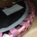 Foldable Mini Trampoline, 40" Rebounder Trampoline for Adults & Kids, 450lbs Capacity with T-Shaped Adjustable Bar, Indoor Fitness Workout Exercise Equipment