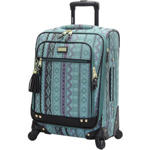 Steve Madden Luggage Large 28" Expandable Softside Suitcase With Spinner Wheels (28in, Legends Turquoise)