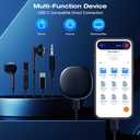 YKLG Voice Activated Recorder,128gb Mini Voice Recorder with Noise Reduction, Portable Digital Voice Recorder for Students/Creatives/Meetings/Travel/Business/Learning/Education/Interviews/Diary (black)