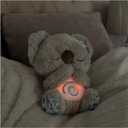 QFCST Relief Koala Breathing Stuffed Toy, Anxiety Relief Plush Breathing Animal, Sleeping Koala Plush Breathing with Musical Lights & Rhythmic Breathing Motion