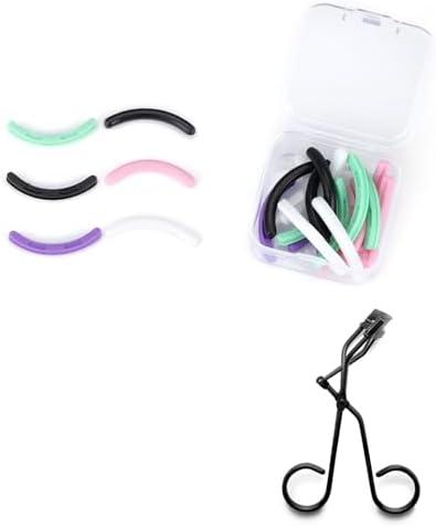 Eyelash Curler Refills Compatible with surratt,Eyelash Curler Pads 24PCS,Silicone Lash Curler Refill Pads Compatible with surratt (Colorful) Pack of 3