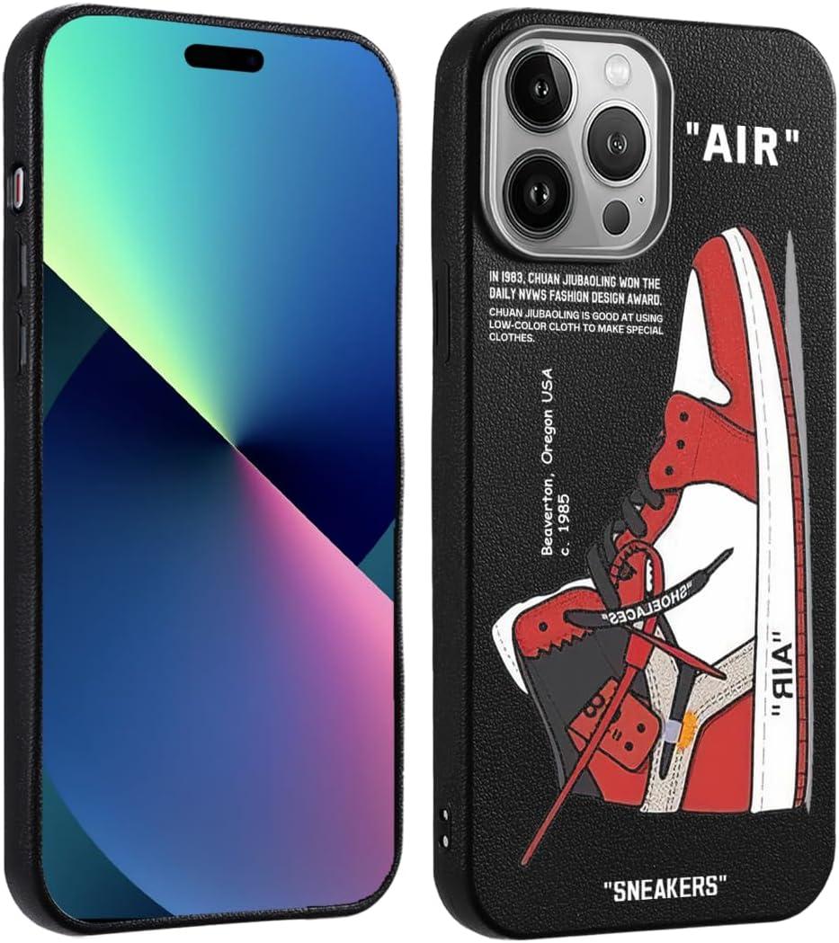 Cool Sneaker Phone Case for iPhone 14 Pro Max Case for Boys Men Sports Shoes Shockproof Street Aesthetic Designer Cases Compatible with iPhone 14 Promax