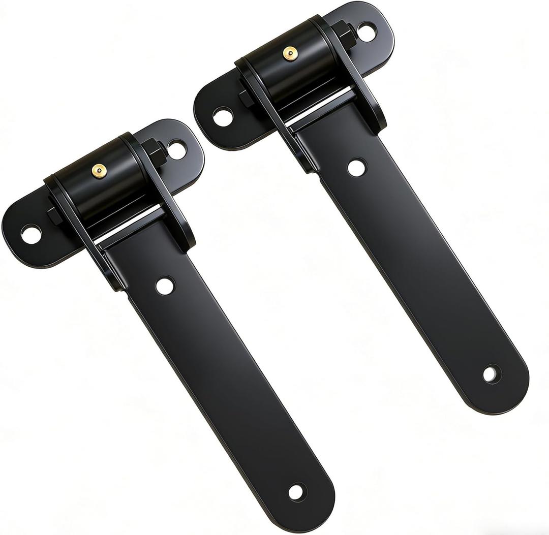 Heavy Duty Gate Hinges, 2 pcs 900LBS Capacity and 180-Degree Open Weld on Hinge or Bolt-On Gate Hinges Heavy Duty, Open for Barn Door Hinges/Garden/Fence/Metal Gates Hinges for Gates