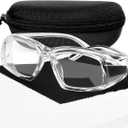 MORK&SUKY Safety Glasses for Men&Women, Anti-Fog Protective Eyewear with Side Shields for Woodworking, Lab Work, Construction (Clear)