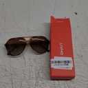 livho Trendy Polarized Aviator Sunglasses Women Men, Retro Sun Glasses for Women Men 2025, Oversized UV Protection Shades (Brown Tortoise/Brown)