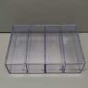 Drink Packet Organizer, Water Packet Holder with 4 Clear Drawers, Clear Acrylic Drink Mix Holder, Kitchen Storage Organizers for Kitchen Bins Cabinets Organizer