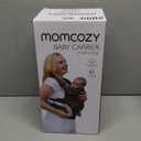 Momcozy Baby Carrier - Ergonomic, Cozy and Lightweight Carrier for 7-44lbs, Effortless to Put On, Ideal for Hands-Free Parenting, Enhanced Lumbar Support, Purehug for Infant to Toddler, Black