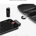 Rythflo Wireless Lavalier Microphone for iPhone 15 & Android with Noise Cancellation, 100ft Transmission, 18H Battery Life, USB Type-C Wireless Lapel Microphone for Video Recording, Vlog, Streaming