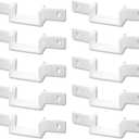 10Pcs 6578 Nylon Pocket Door Bottom Guide, with 20Pcs Screws, for 1-3/8 Inches Thick Doors